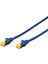 Beek Cat 6A Sftp/pımf (Pairs In Metal Foil) Patch Kablosu, Lszh, 0,5 Metre, Awg 26, Mavi Renk 1