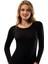 Kadın Siyah Termal Üst 1'li Paket 2706 1