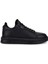 Erkek Siyah Deri Sneakers & Spor Ayakkabı 352 23105 Erk Ayk SK25-26 Sıyah Dr 1