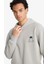 One Piece Boxy Fit Kapüşonlu Sırt Baskılı Sweatshirt E9297AX25AU 4