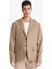Slim Fit Dar Kesim Twill Düğmeli Blazer Ceket F7232AX25AU 1