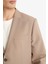Slim Fit Dar Kesim Twill Düğmeli Blazer Ceket F7232AX25AU 6