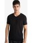 Slim Fit Dar Kesim V Yaka Üst D6187AX25WN 3