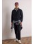 Regular Fit Dik Yaka Yarım Fermuarlı İçi Yumuşak Tüylü Basic Düz Sweatshirt X7405AZ25AU 2