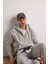 Relax Fit Kapüşonlu İçi Yumuşak Tüylü Basic Düz Cepli Kalın Fermuarlı Sweatshirt D7599AX25AU 1