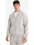 Relax Fit Kapüşonlu İçi Yumuşak Tüylü Basic Düz Cepli Kalın Fermuarlı Sweatshirt D7599AX25AU 5