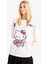 Coool Hello Kitty Oversize Geniş Kalıp Bisiklet Yaka Uzun Kollu Tişört F8920AX25AU 4