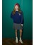 Kız Çocuk Oversize Geniş Kalıp Bisiklet Yaka Baskılı Sweatshirt F2250A825AU 2