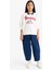 Kız Çocuk Relax Fit Polo Yaka Baskılı Sweatshirt F2251A825AU 5