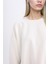 Coool Oversize Geniş Kalıp Bisiklet Yaka Basic Düz Kalın Sweatshirt D9022AXNS 6
