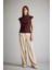 Wide Leg Fermuarlı Yüksek Bel Standart Boy Pantolon F9747AX25AU 1