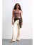 Wide Leg Fermuarlı Yüksek Bel Standart Boy Pantolon F9747AX25AU 6
