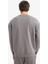 Boxy Fit Bisiklet Yaka Basic Düz Pike Sweatshirt E1519AX25AU 8