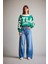 Wide Leg Yüksek Bel Uzun Jean Yıkamalı Pantolon F5523AX25AU 6