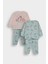 Kız Bebek 4'lü Pijama Takımı Unicorn Baskılı Uzun Kollu Penye Üst Uzun Alt F7201A525AU 1
