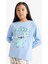 Kız Çocuk Disney Lilo & Stitch Pijama Takımı Uzun Kollu Üst Uzun Alt F7357A825AU 4