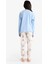 Kız Çocuk Disney Lilo & Stitch Pijama Takımı Uzun Kollu Üst Uzun Alt F7357A825AU 7
