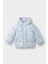 Kız Bebek Kapüşonlu Fermuarlı Çıtçıtlı Şişme Mont E7985A525AU 1
