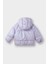 Kız Bebek Kapüşonlu Fermuarlı Çıtçıtlı Şişme Mont E7985A525AU 3