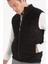 Slim Fit Dar Kesim Dik Yaka Astarlı Fermuarlı Cepli Mevsimlik Baharlık Süet Yelek F0246AX25AU 1