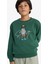 Erkek Çocuk Bisiklet Yaka Baskılı Sweatshirt F2851A825WN 1