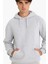 Regular Fit Kapüşonlu İçi Yumuşak Tüylü Kanguru Cepli Basic Düz Sweatshirt X8283AZ25AU 1