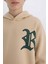 Erkek Çocuk 2'li Takım Kapüşonlu Baskılı Sweatshirt Eşofman Altı D4740A8NS 5