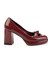 Bordo Kadın Klasik Topuklu Ayakkabı K01231456098 1