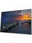 Gün Batımı Şehir Köprü Manzara Cam Tablo 4mm Dayanıklı Temperli Cam Sunset City Bridge Landscape Gl 1