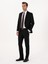 Erkek Siyah Slim Fit Yün Karışımlı Mikro Desenli Takım Elbise 50318023-VR046 4
