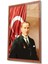 Atatürk Cam Tablo 4mm Dayanıklı Temperli Cam, Atatürk Glass Wall Art 1