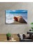 Deniz Manzarası Cam Tablo 4mm Dayanıklı Temperli Cam, Sea View Glass Wall Art 2