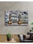 Şehir Köprü Manzara Cam Tablo 4mm Dayanıklı Temperli Cam City Bridge Landscape Glass Painting 4mm D 2
