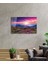 Dağ Manzara Pembe Cam Tablo 4mm Dayanıklı Temperli Cam Mountain Landscape Green Glass Wall Art 2