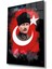 Atatürk Portre Cam Tablo Modern Ev Ofis Salon Hediyelik Büyük Tablo Duvar Dekoru 1