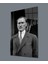 Atatürk Portre Siyah Beyaz Cam Tablo Hediyelik Büyük Tablo Ev Ofis Dekoru 1