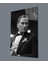 Atatürk Siyah Beyaz Dikey Cam Tablo Hediyelik Büyük Tablo Ev Ofis Dekoru 1