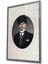 Çerçeveli Atatürk Cam Tablo 4mm Dayanıklı Temperli Cam, Framed Atatürk Glass Wall Art 1