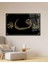 Vav , Allah ve Hz. Muhammed Cam Tablo Dini Islami Modern Ev Ofis Salon Hediyelik Tablo 2