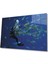 Dalgıç Balık Sualtı Cam Tablo 4mm Dayanıklı Temperli Cam Diver Fish Underwater Glass Wall Art 1