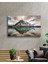 Dağ Yansıma Manzara Cam Tablo 4mm Dayanıklı Temperli Cam Mountain Reflection Landscape Glass Table 2