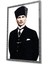 Atatürk Cam Tablo 4mm Dayanıklı Temperli Cam, Atatürk Glass Wall Art 1