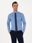 Erkek Koyu Mavi Slim Fit %100 Pamuk Klasik Gömlek 50318179-VR032 1