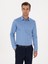 Erkek Koyu Mavi Slim Fit %100 Pamuk Klasik Gömlek 50318179-VR032 3