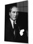 Atatürk Cam Tablo 4mm Dayanıklı Temperli Cam, Atatürk Glass Wall Art 1