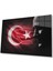 Atatürk Bayrak Atatürk Silüetli Gölgesiz Siyah Fonlu Cam Tablo 4mm Dayanıklı Temperli Cam Atatürk 1
