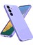 Samsung Galaxy A36 Kılıf Nano Içi Kadife Silikon - LILA-(5796) 1