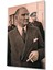 Atatürk Cam Tablo 4mm Dayanıklı Temperli Cam, Atatürk Glass Wall Art 1