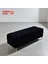 Puf Ascona Ayaklı Kapitoneli Dekoratif Düz 100x100x45 cm(Siyah) 2