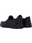 Erkek Siyah Deri Casual Loafer 25WFD695618 5